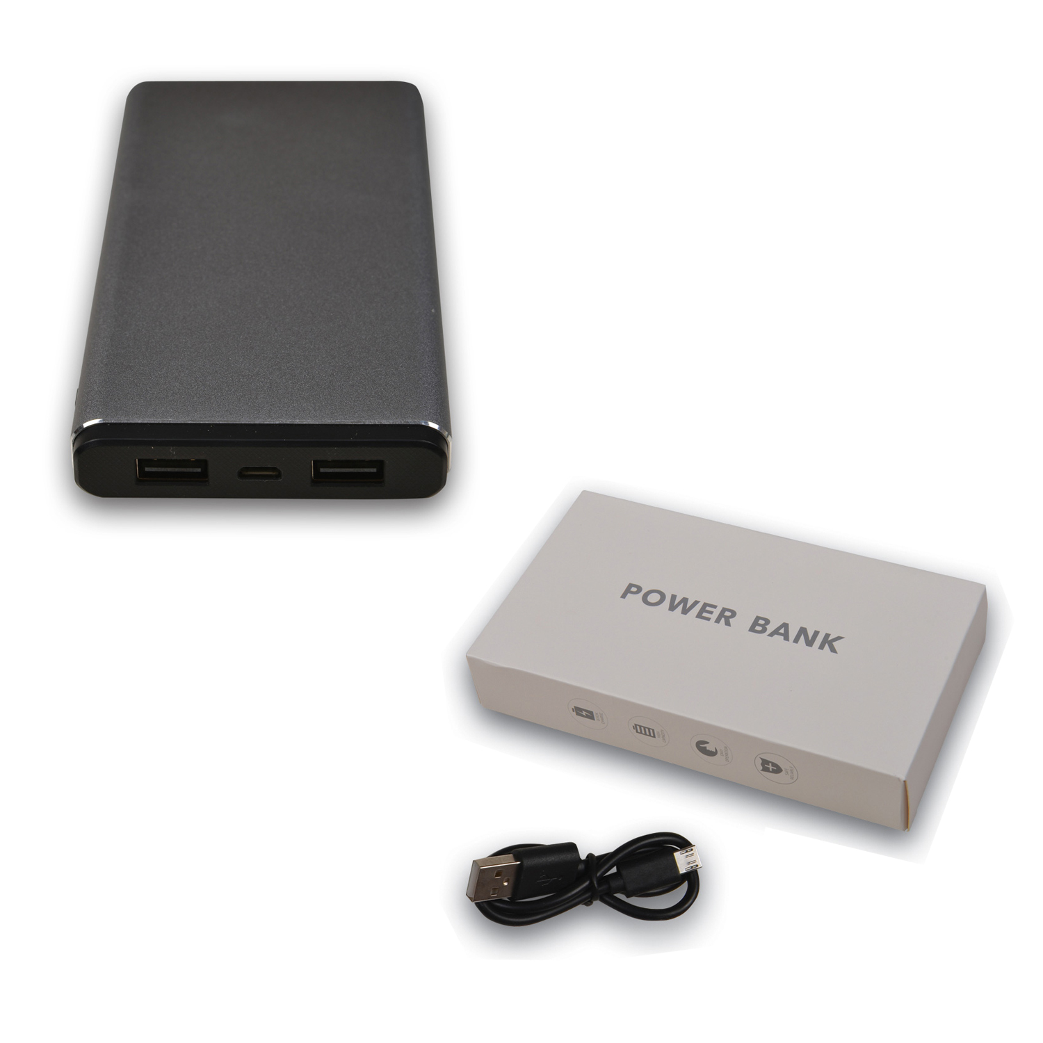 Aluminum High Capacity 10,000 mAh Power Bank 4