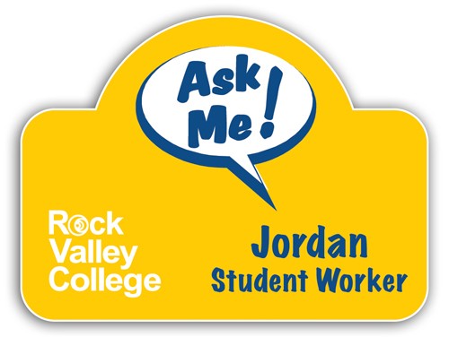 Laminated Personalized Name Badge (2.25"x3") Rectangle w/Oval bump