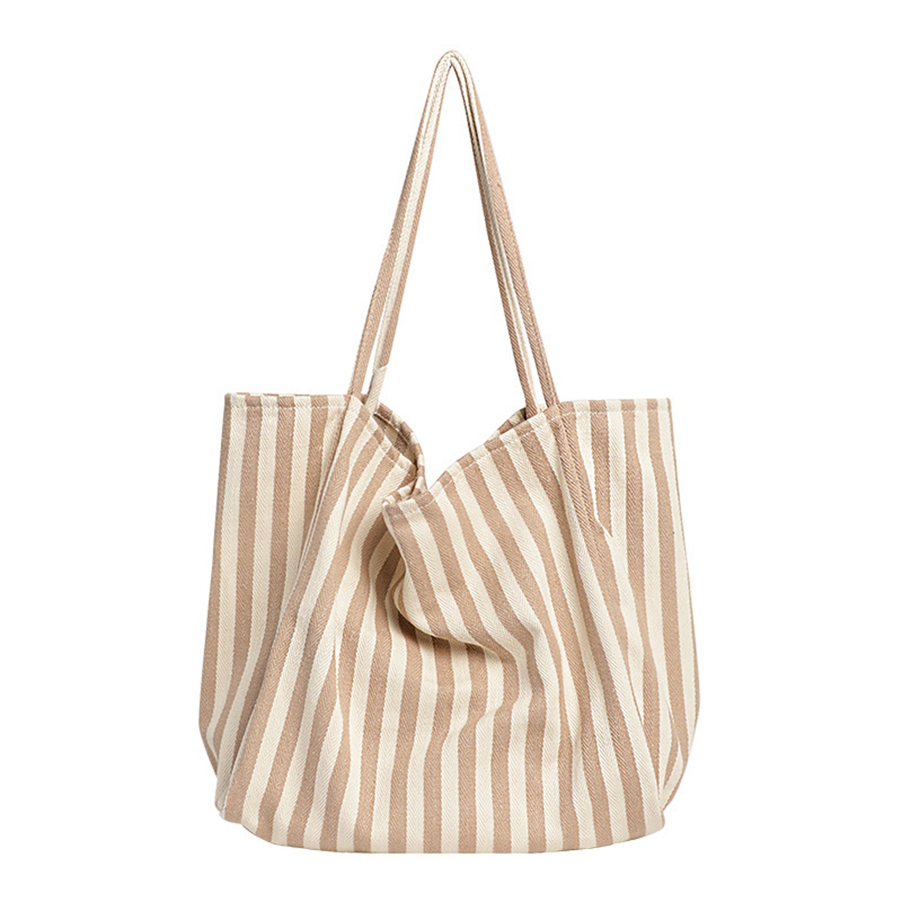 Stripes Canvas Handbag 3