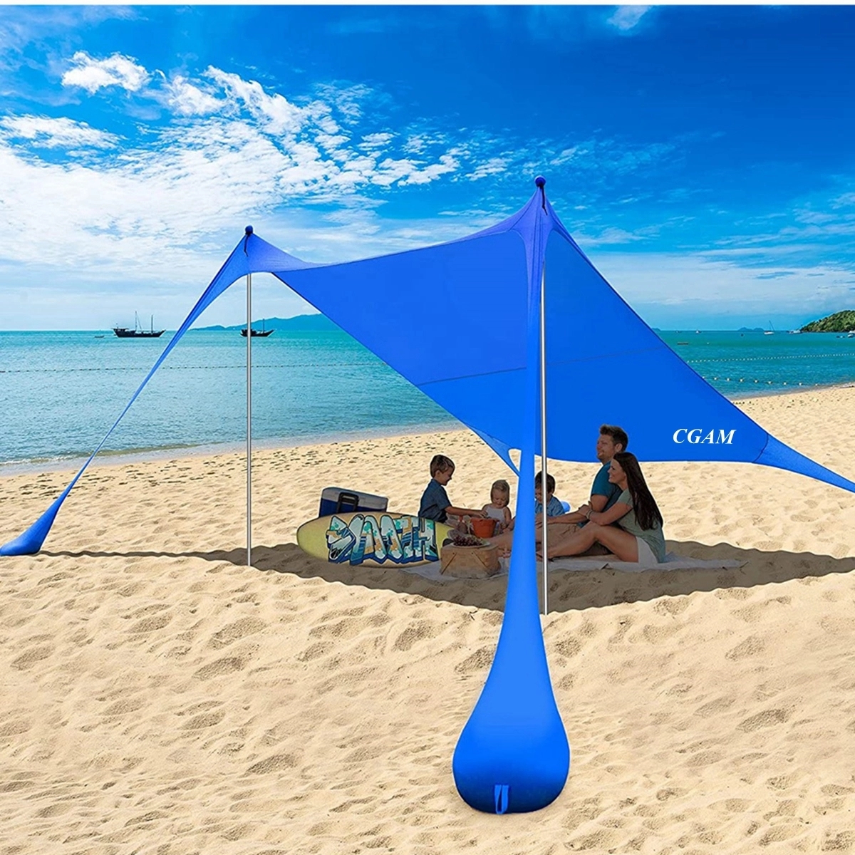 Portable Pop Up Beach Tent 2