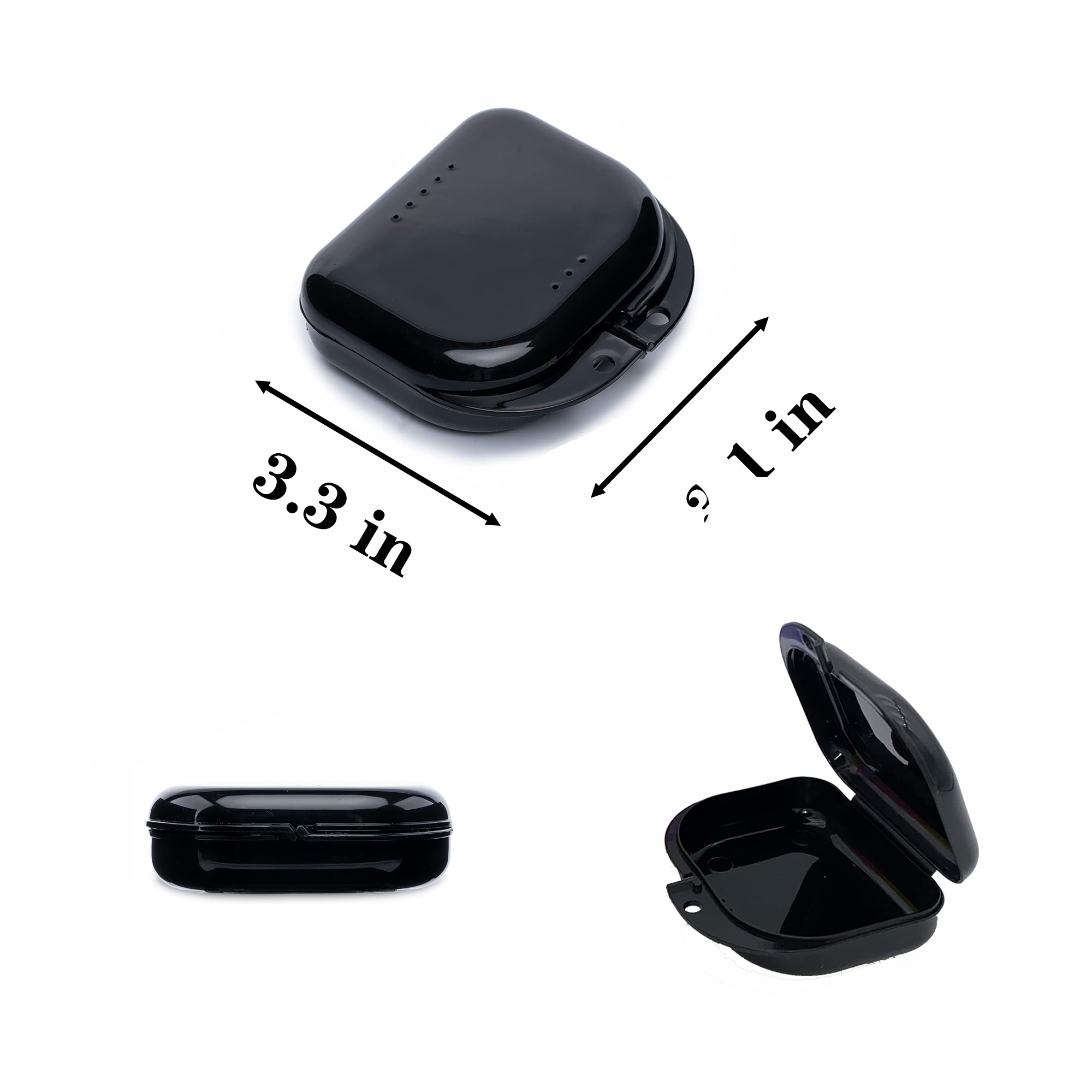 Portable Plastic Denture Box 2