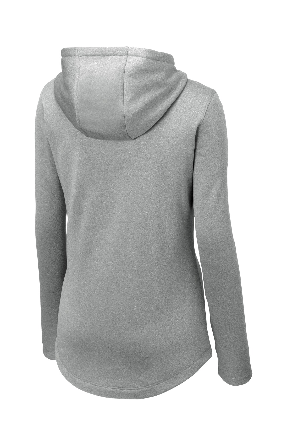 Sport-Tek Women's PosiCharge Sport-Wick Heather Fleece Hooded Pullover. LST264 42