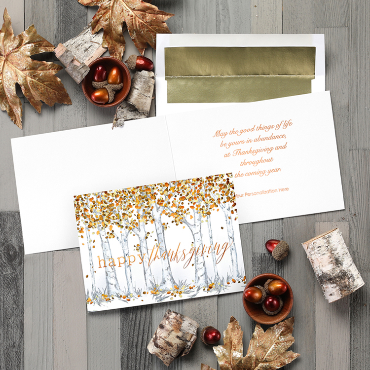 Fall Foliage Thanksgiving Card 3