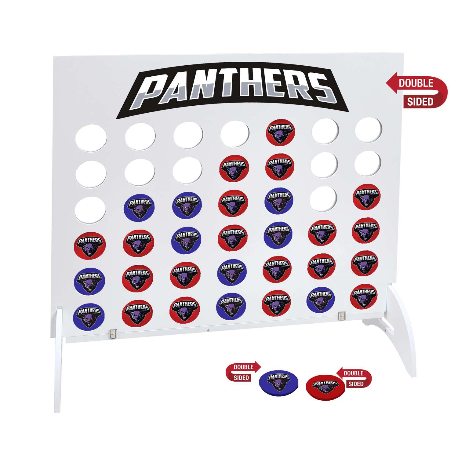 Giant 4-In-A-Row, 21 Red & 21 Blue Disks (Double-Sided)