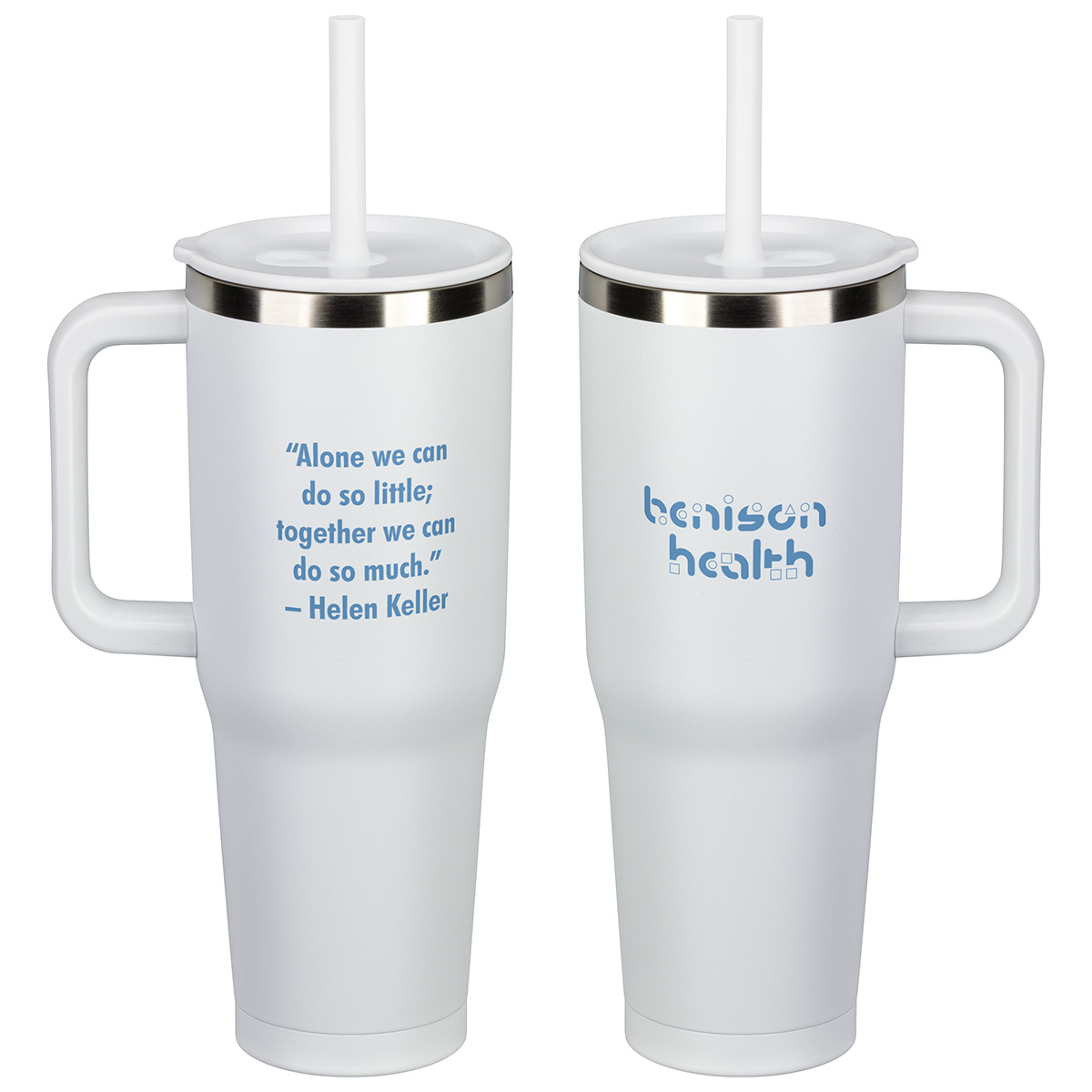 SENSO® Summit 40 oz Insulated Stainless Steel Travel Mug with Press-In Straw Lid 76