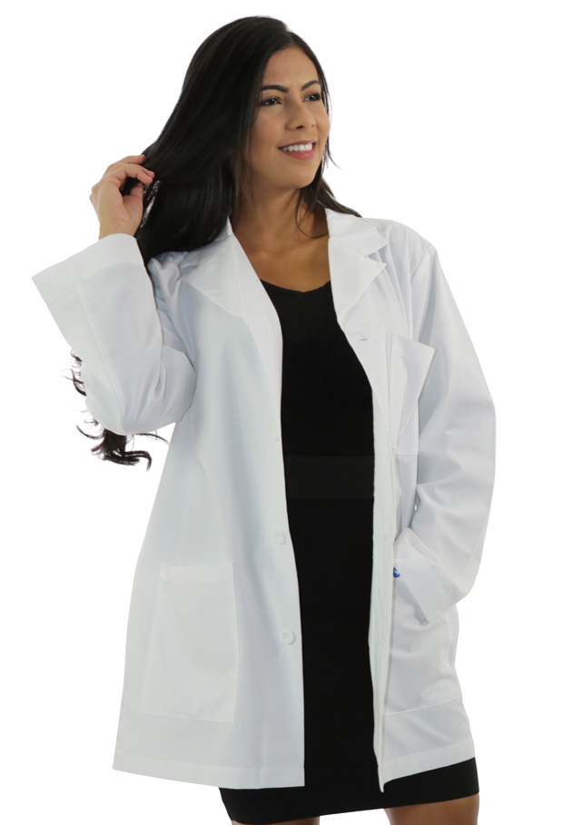 34” Unisex Antimicrobial Lab Coat