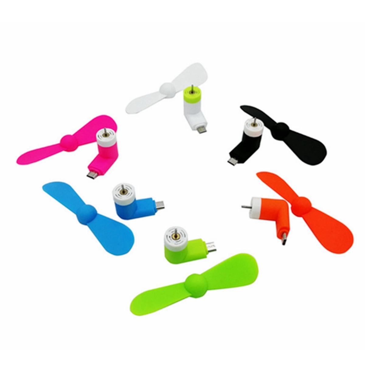 2 in 1 Mini USB Fan For SmartPhone 6