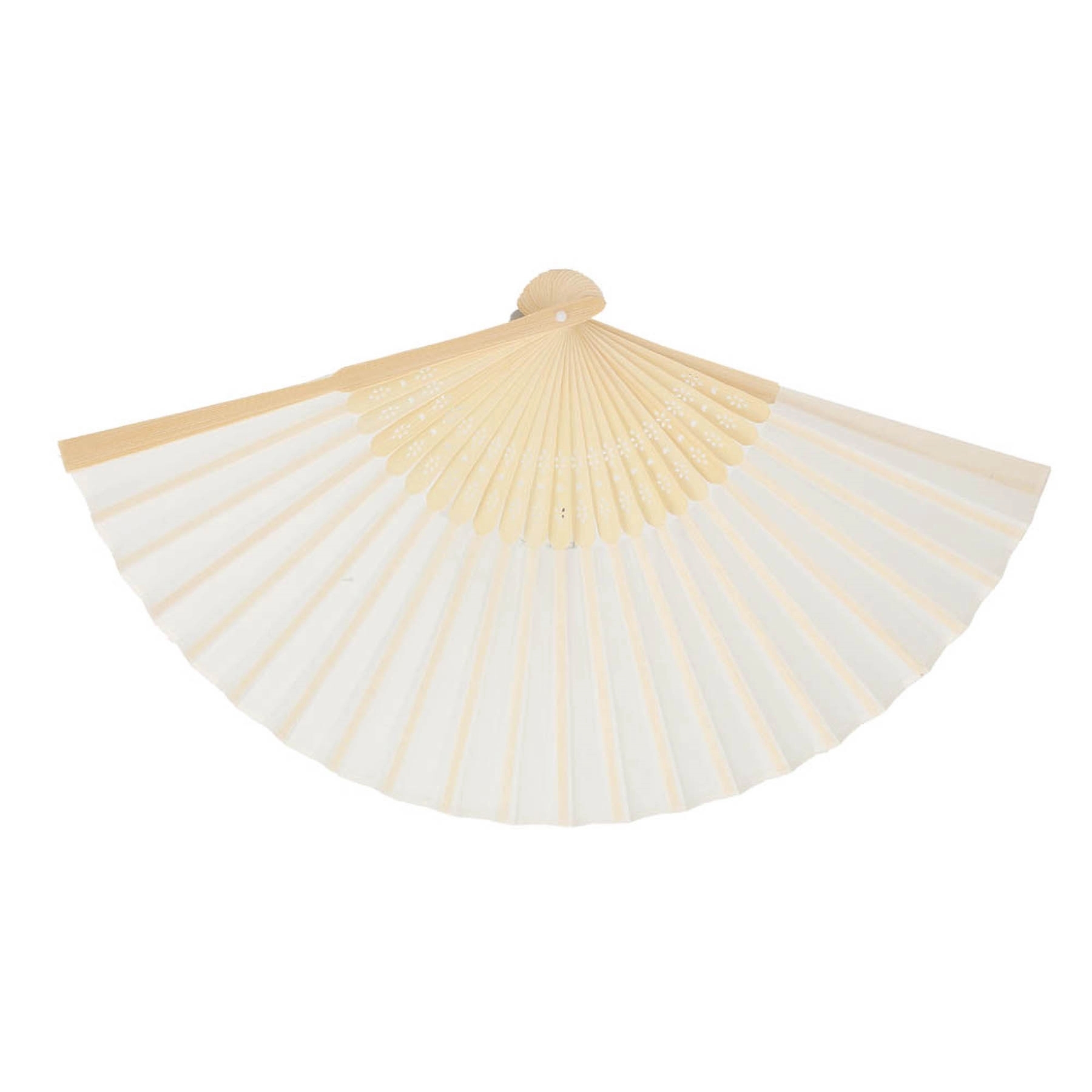 Fabric Bamboo Folding Hand Fan 10