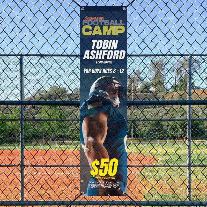 Custom 8' X 2' Mesh Banners 5