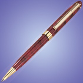 LACQUERED MARBLEIZED TWIST ACTION PEN 1
