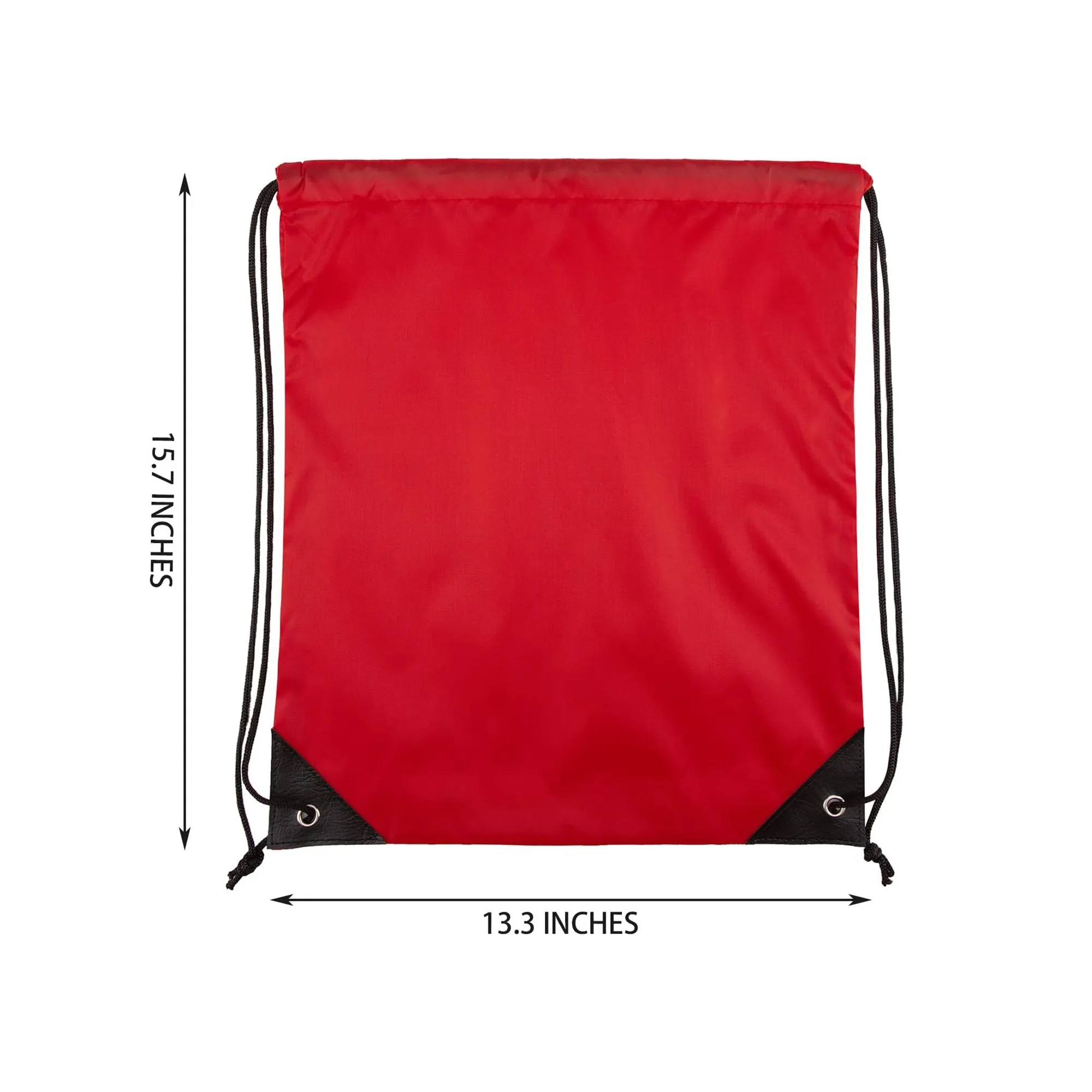 13.4"X16.9" Polyester Drawstring Bag Gym Backpacks 3