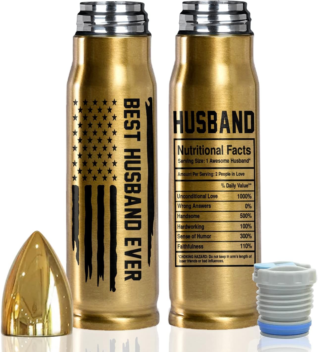 Best Husband Ever 17Oz Stainless Steel Bullet Tumbler 2