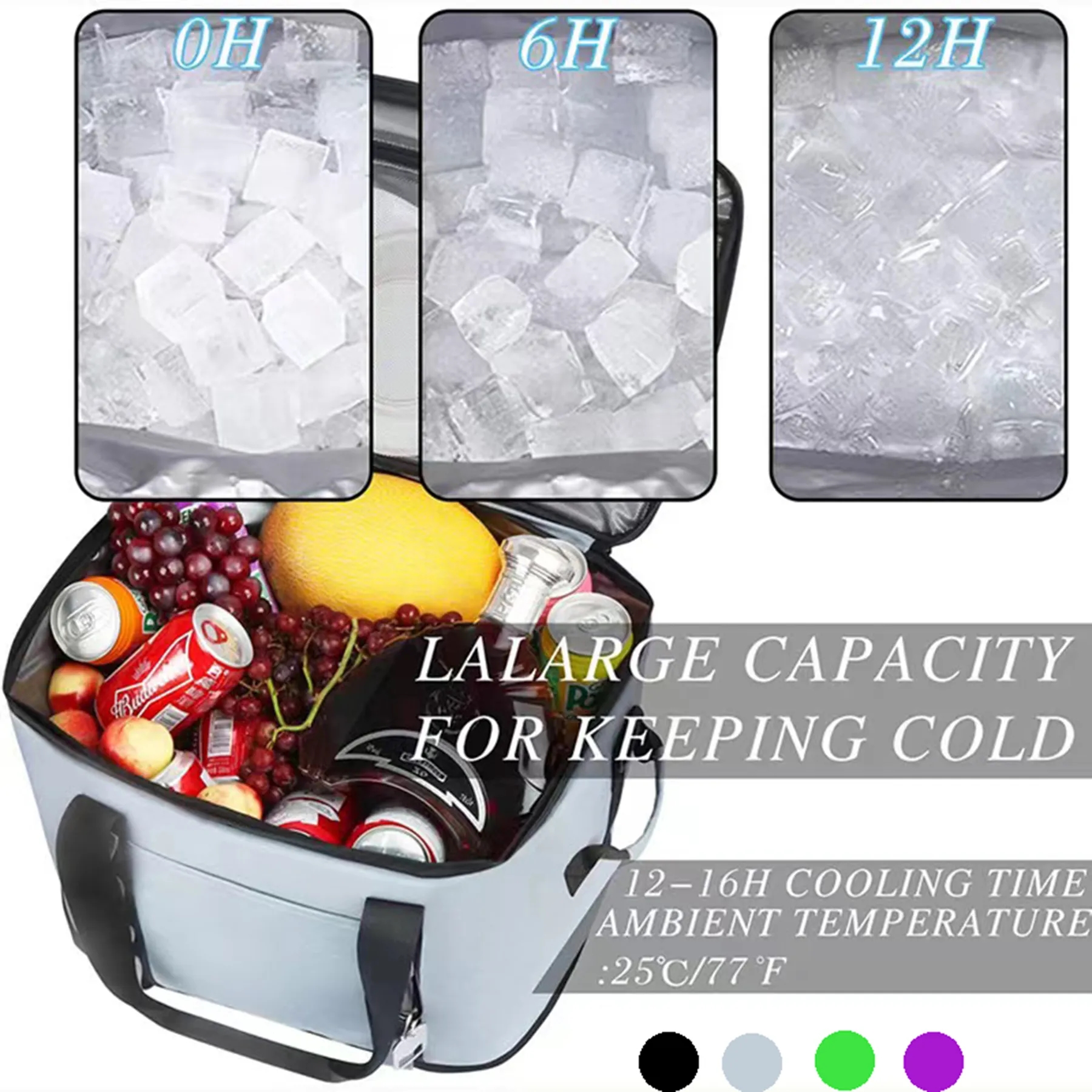 CleverMade Collapsible Cooler Bag 40L 1
