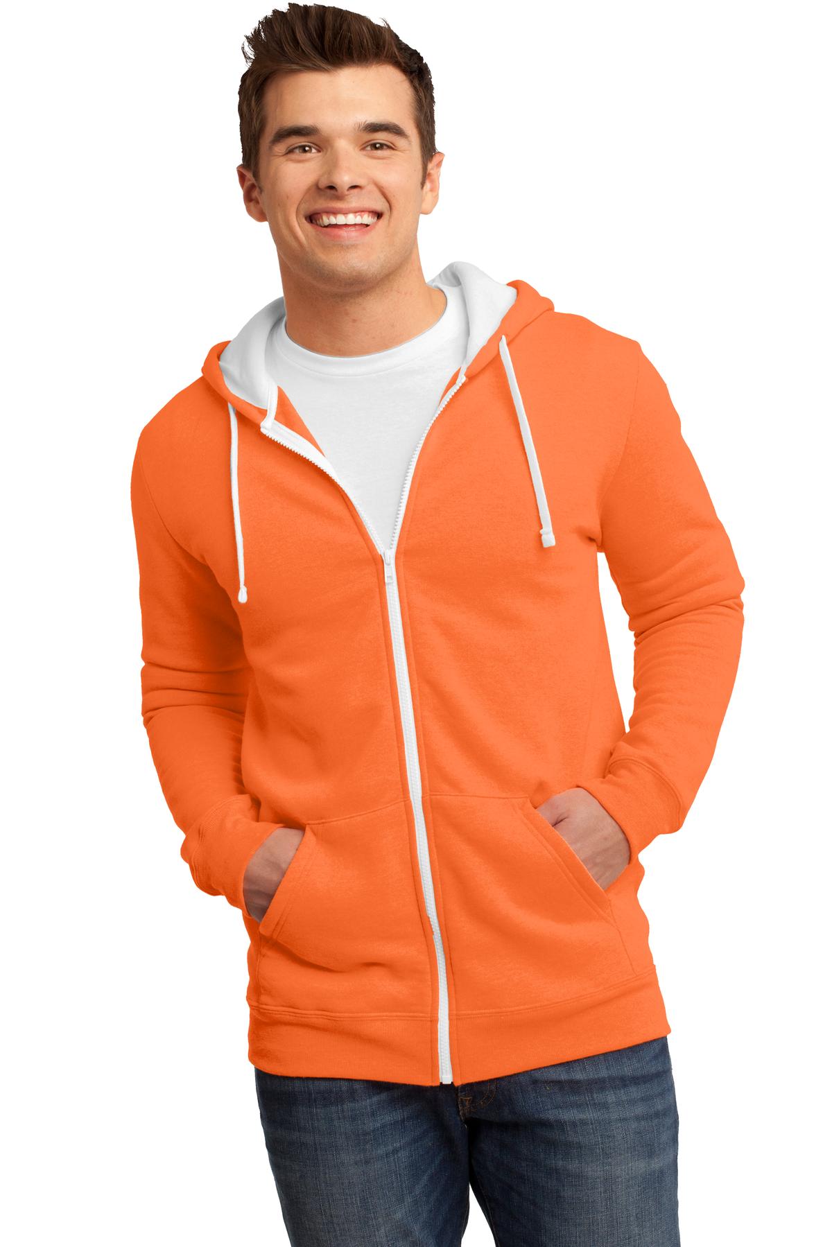 District The Concert Fleece Full-Zip Hoodie. DT800, custom hoodie or sweatshirt with logo imprint 24