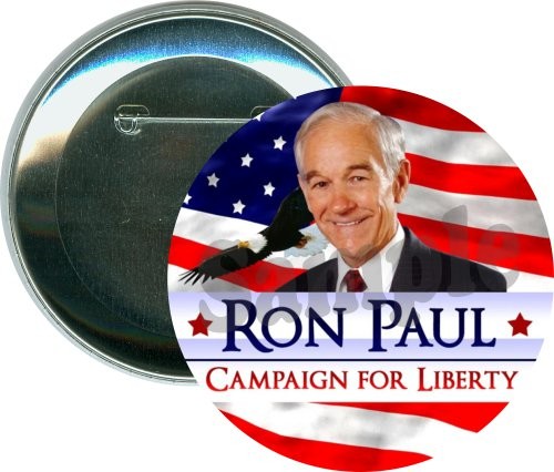 Ron Paul Campaign For Liberty, Political Button