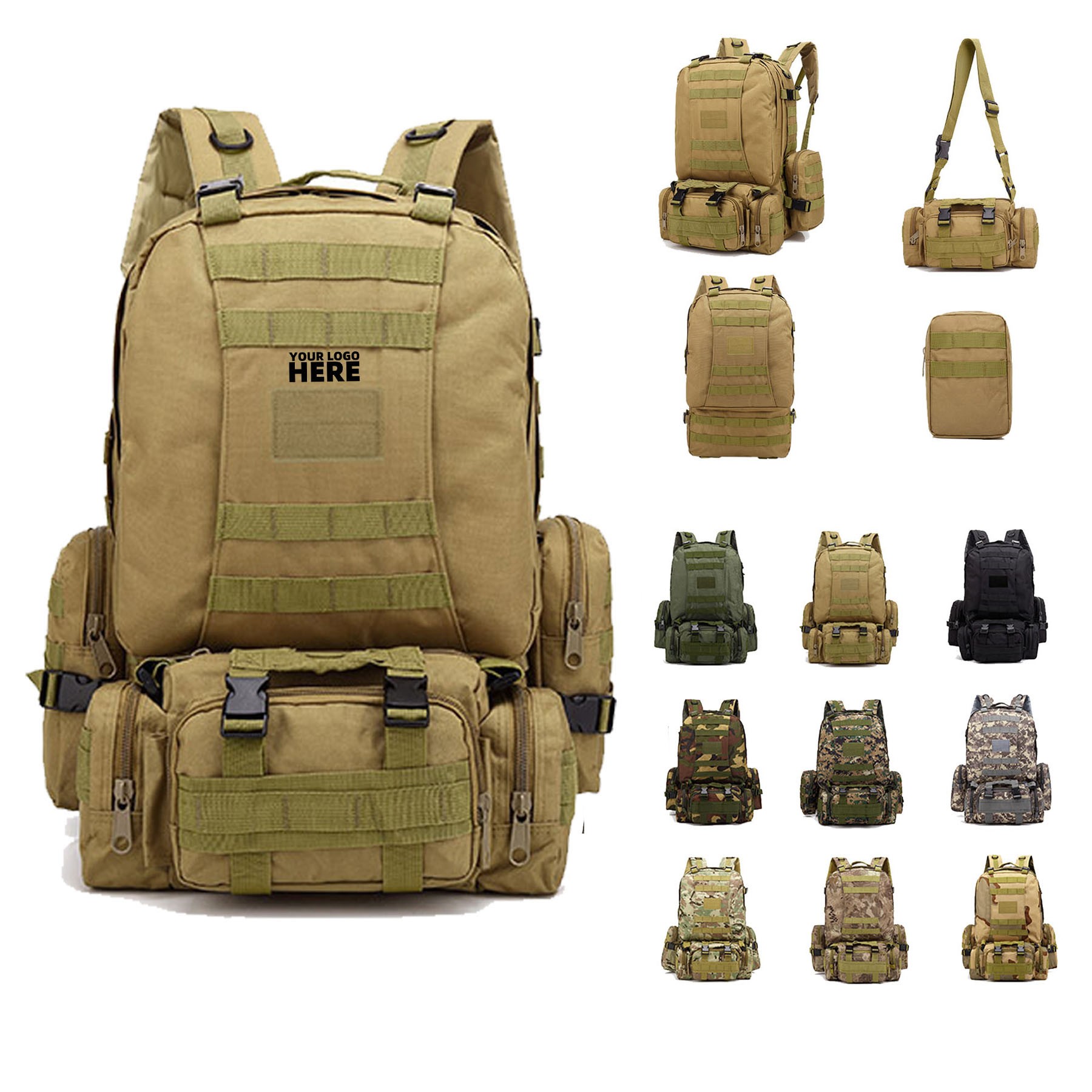 55L Military Tactical Bag