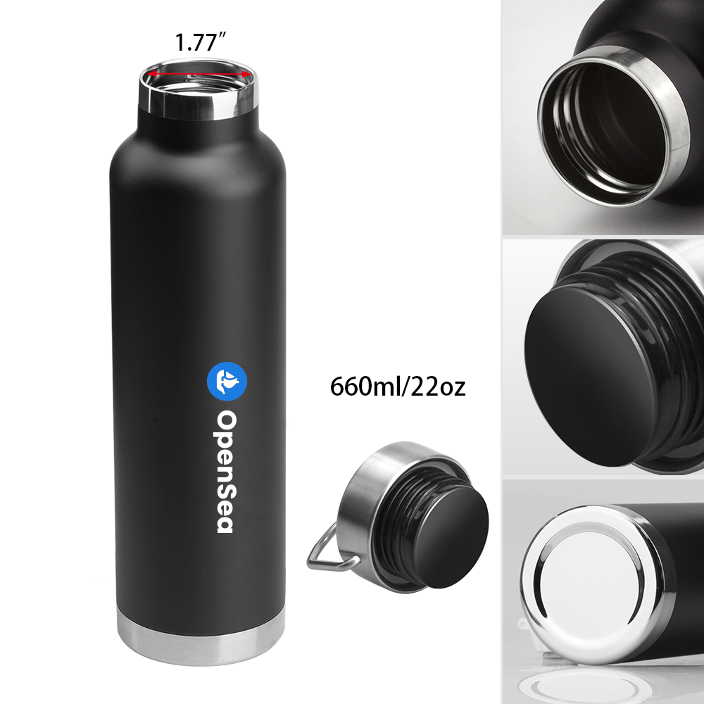 Owens 22oz Stainless Steel Water Bottle, custom water bottle with logo imprint 16