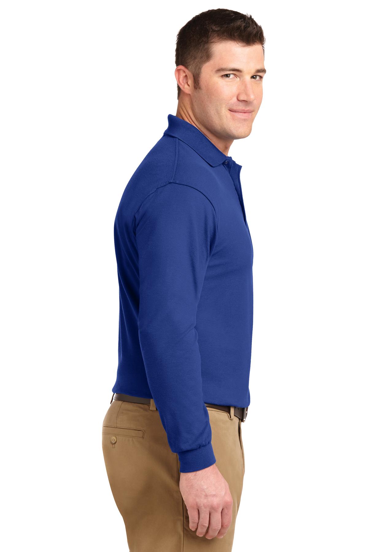 Port Authority Tall Silk Touch Long Sleeve Polo. TLK500LS 21