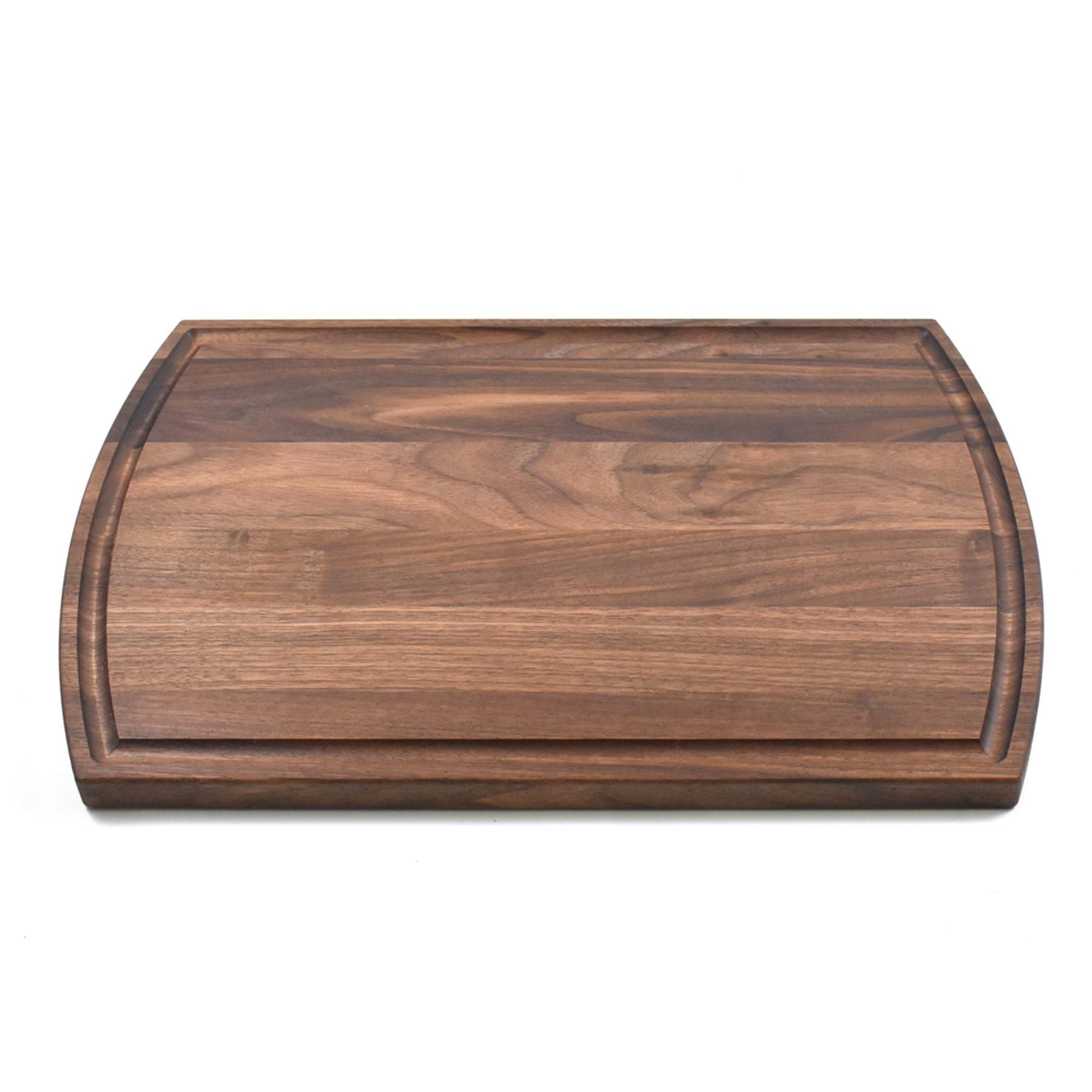 10 1/2" x 16" x 3/4" Walnut Cutting Board with Juice Groove 2