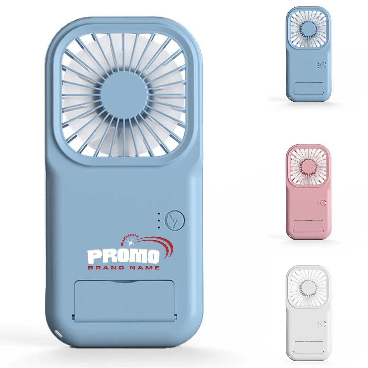 Portable Mini Fan Foldable Phone Stand 3 Speed Quiet USB Fan 4