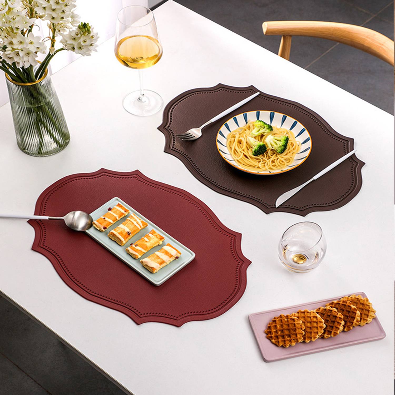 Leather Placemat Insulated Mat 9