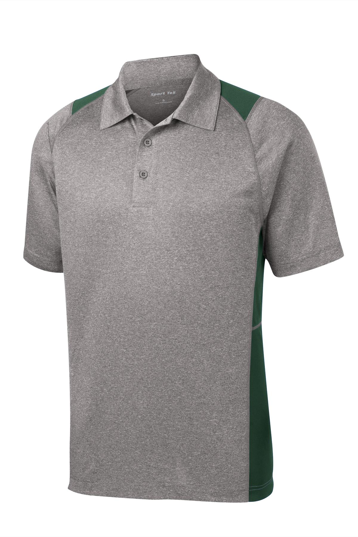 Sport-Tek® Heather Colorblock Contender Polo 16