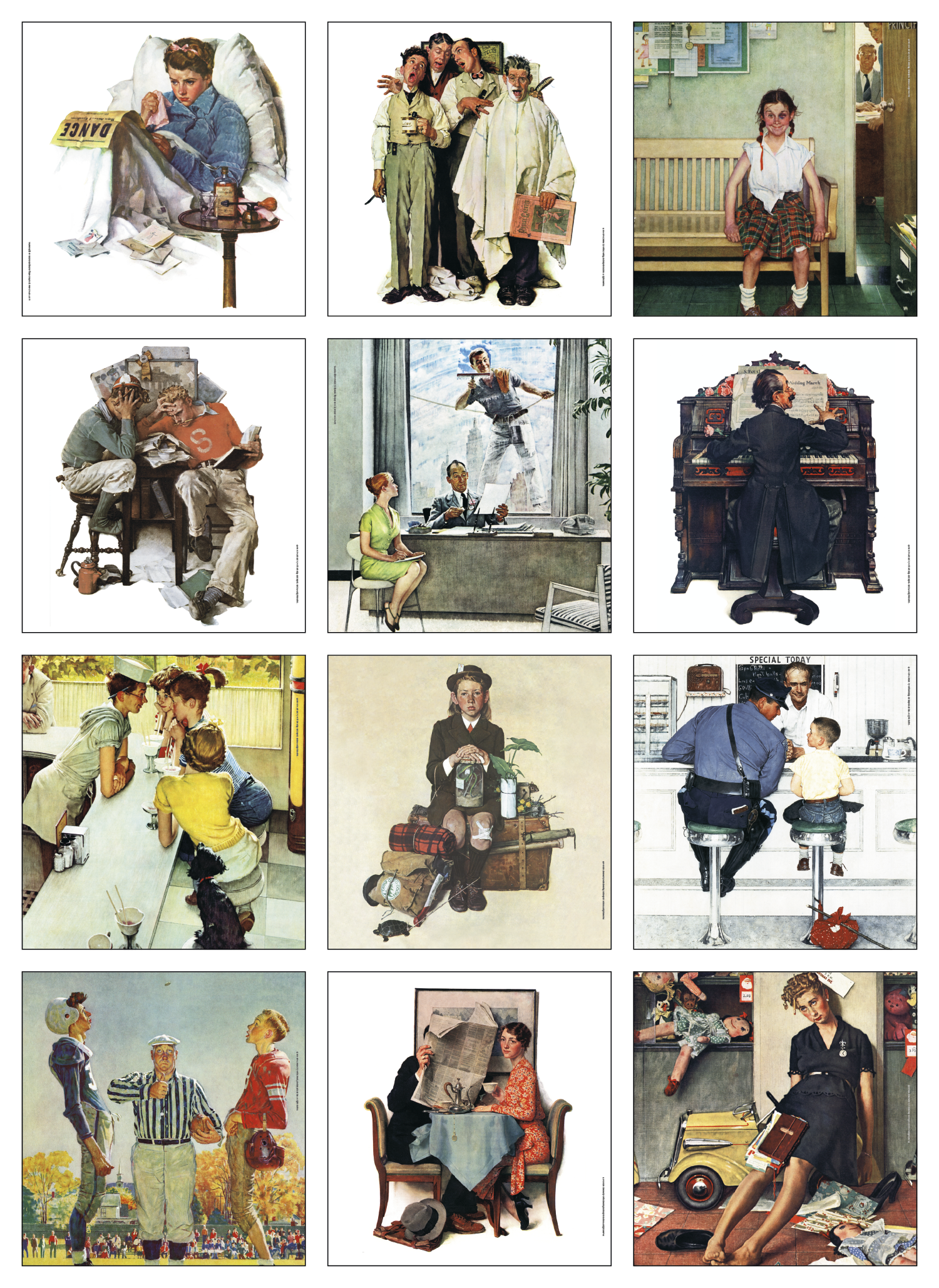 Triumph® Calendars The Saturday Evening Post Illustrations by Norman Rockwell Calendar 45
