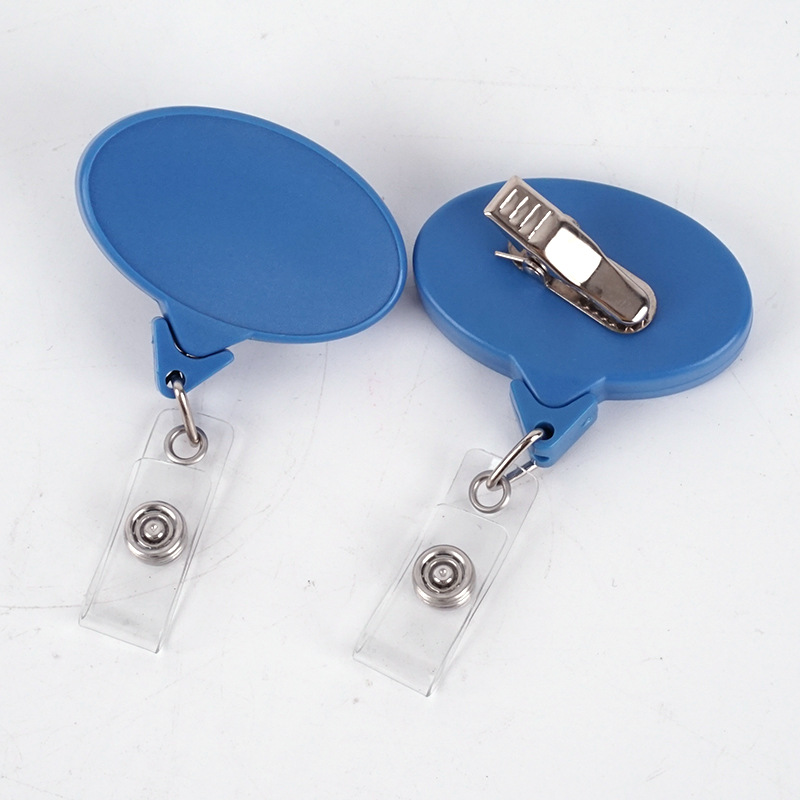 Oval Badge Reel w/Lanyard Attachment 4