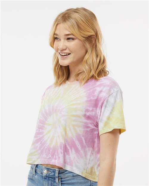 Women's Tie-Dyed Crop T-Shirt - 1050 33