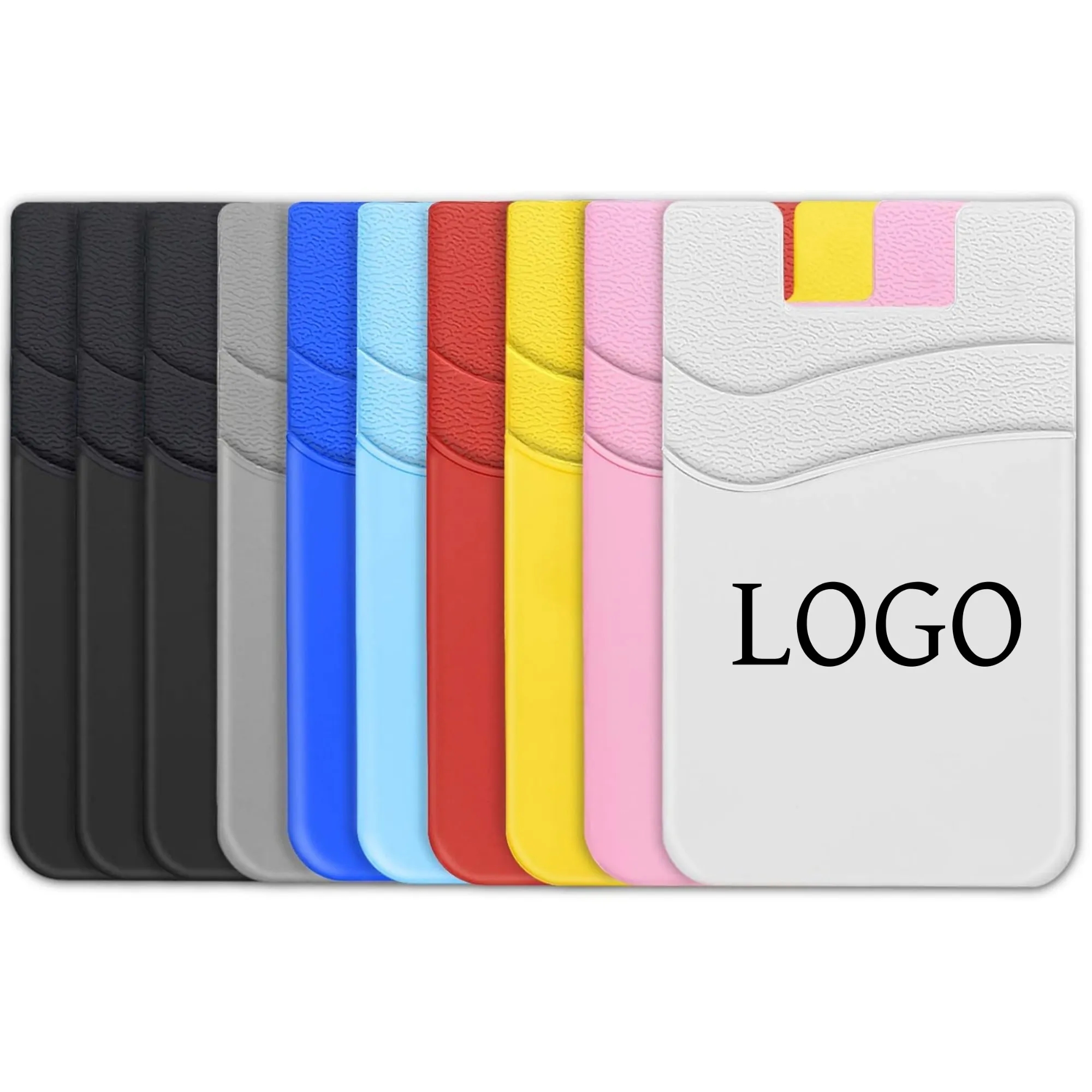 Double Layer Silicone Phone Wallets 7