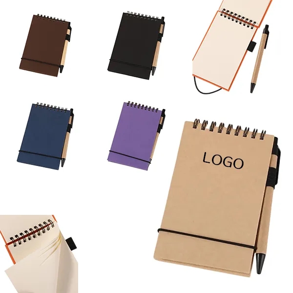 Mini Flip-Up Pocket Notepad - Includes Pen 9