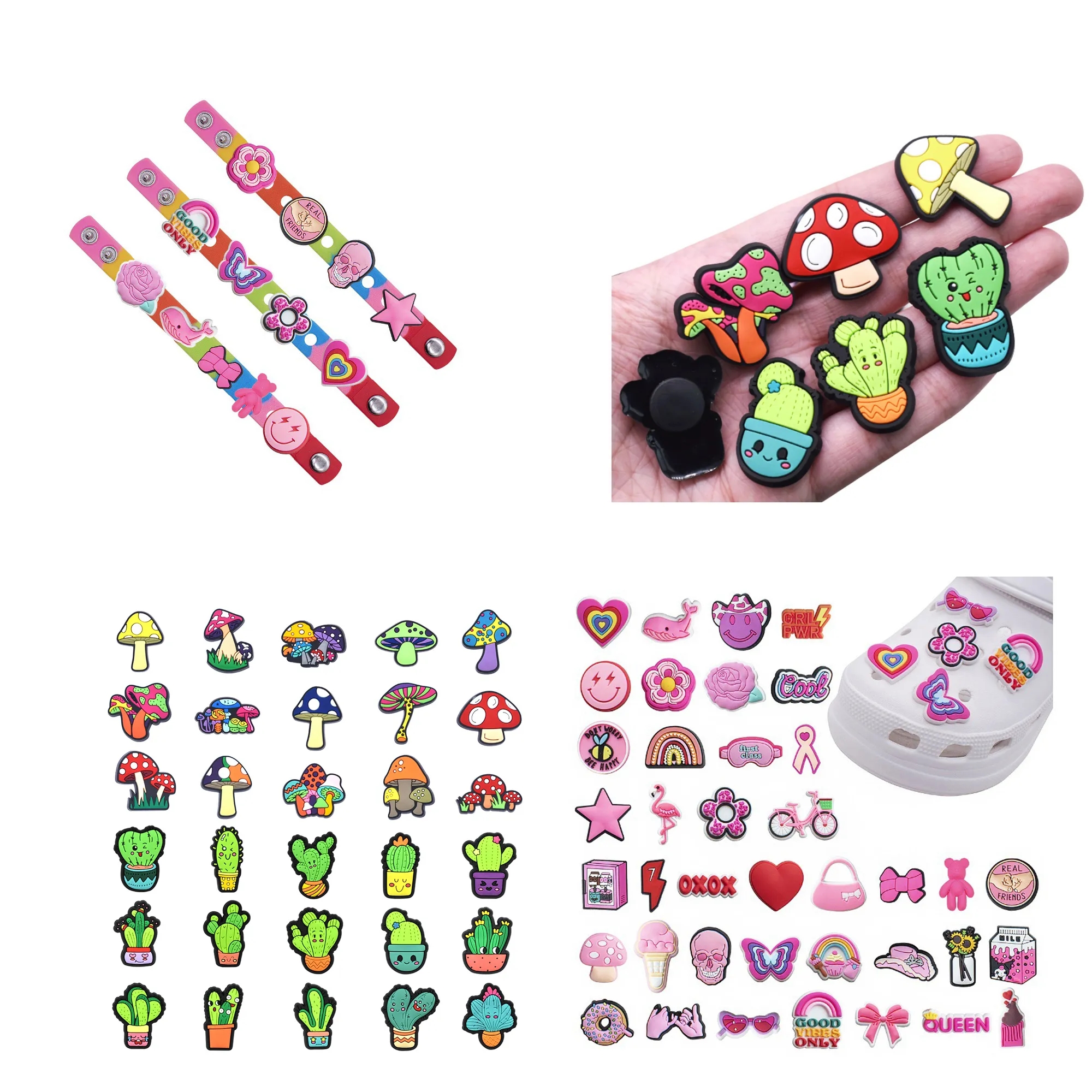 PVC Soft Shoe Buckle Badge 2