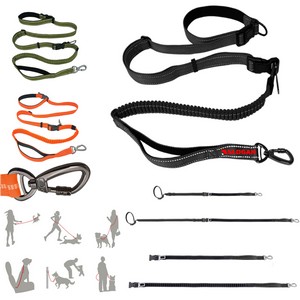 5 In 1 Hands Free Dog Leashes With Pockets 3