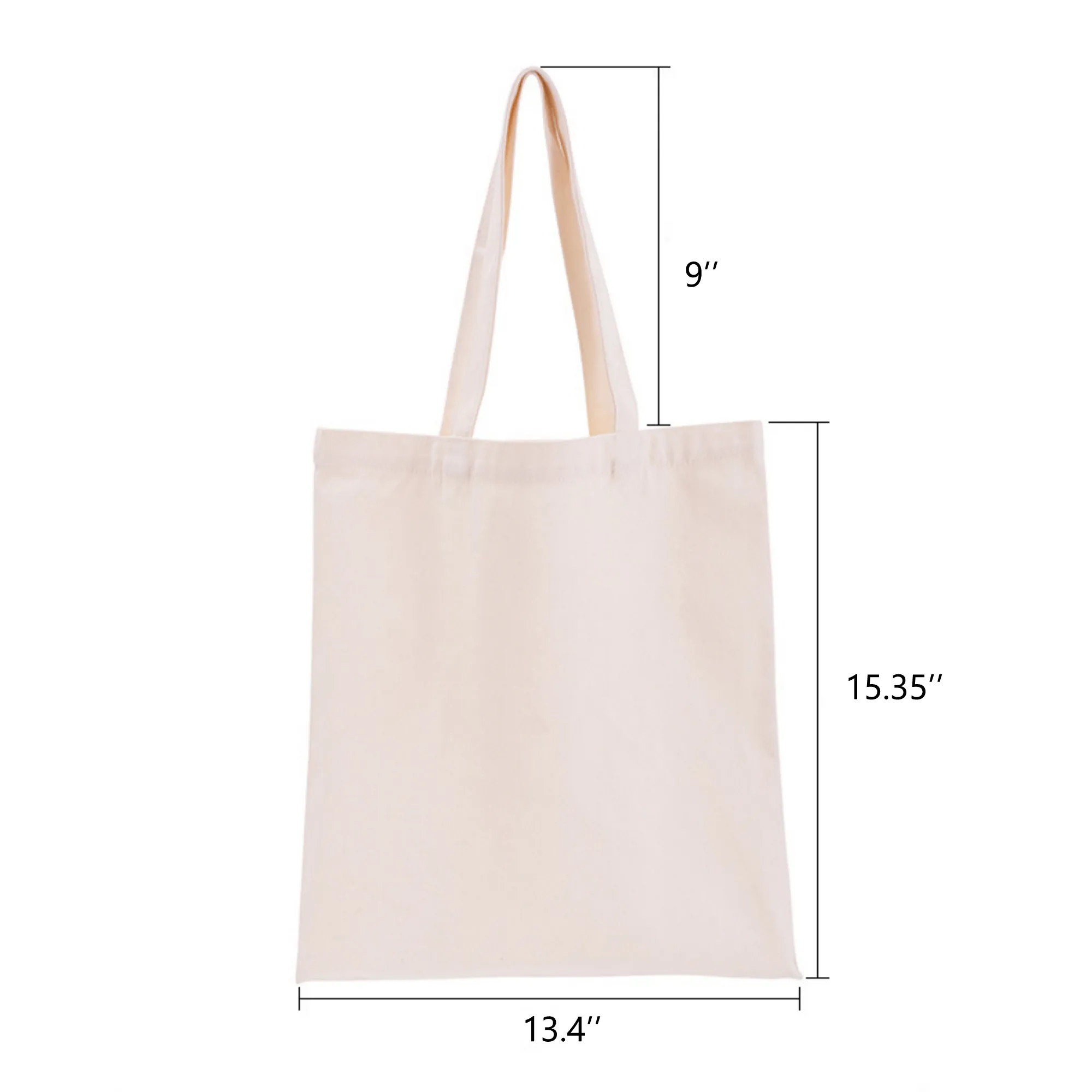 Economical Cotton Tote Bags Lightweight Medium, custom tote bag with logo imprint 5