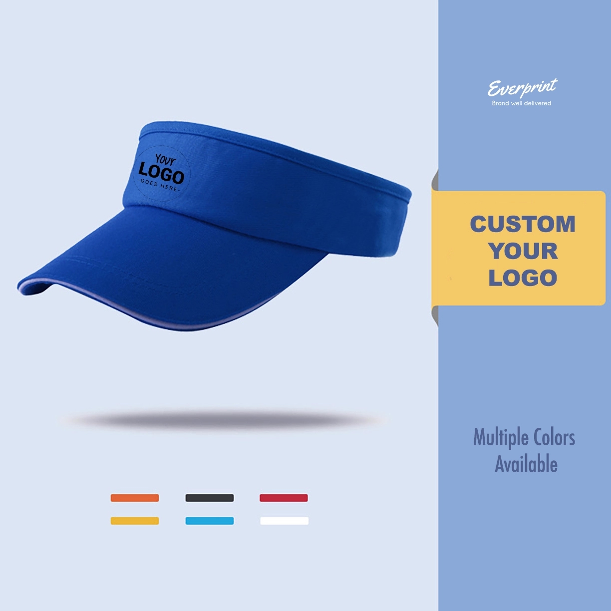 Solid Color cotton Visors 3