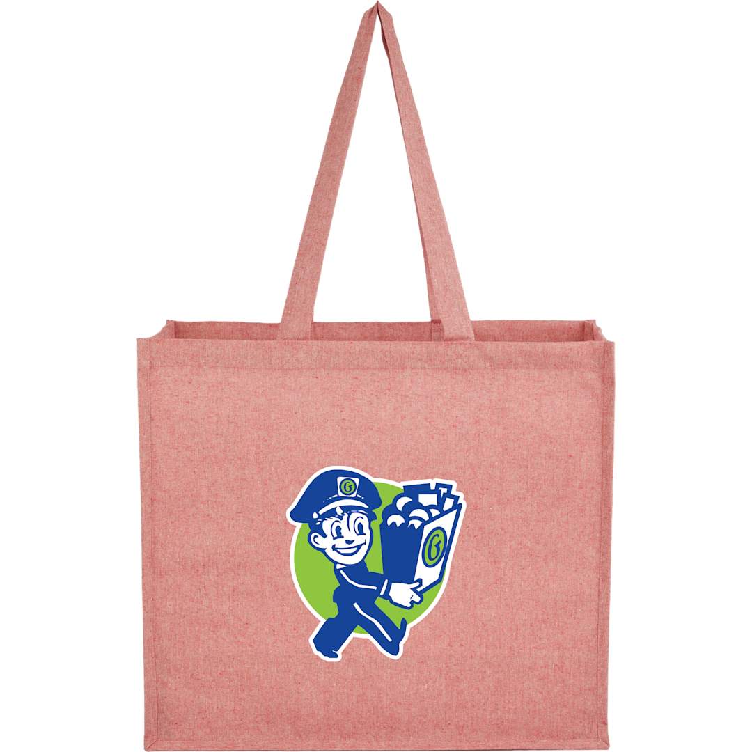 4oz Recycled Cotton Shopper Tote with Laminated 86