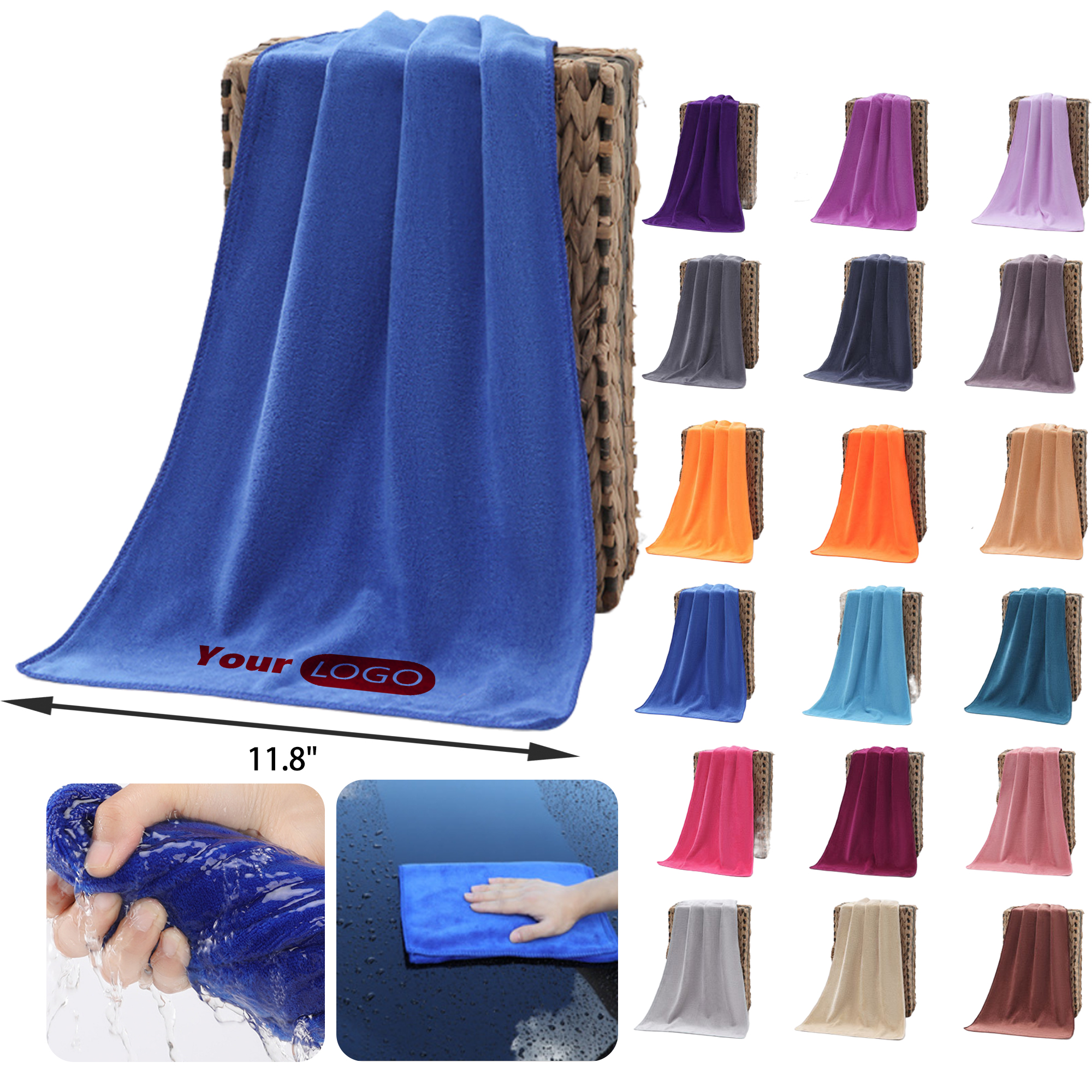 MOQ 50 PCS Effective Car Microfiber Cleaning Towel 8
