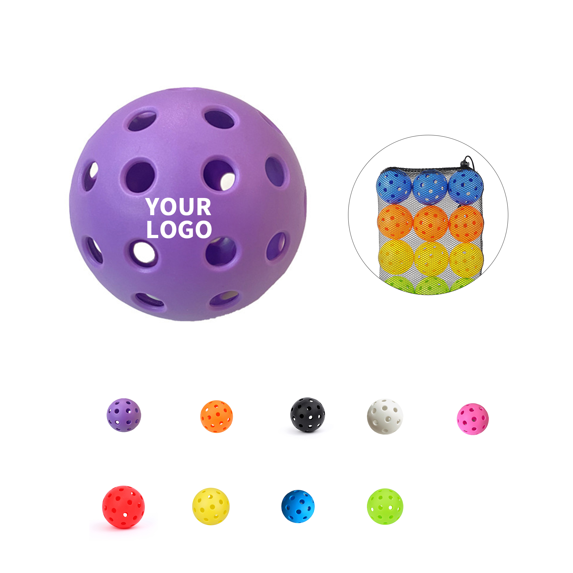 Forty Hole Outdoor Pickleball Training Ball 3