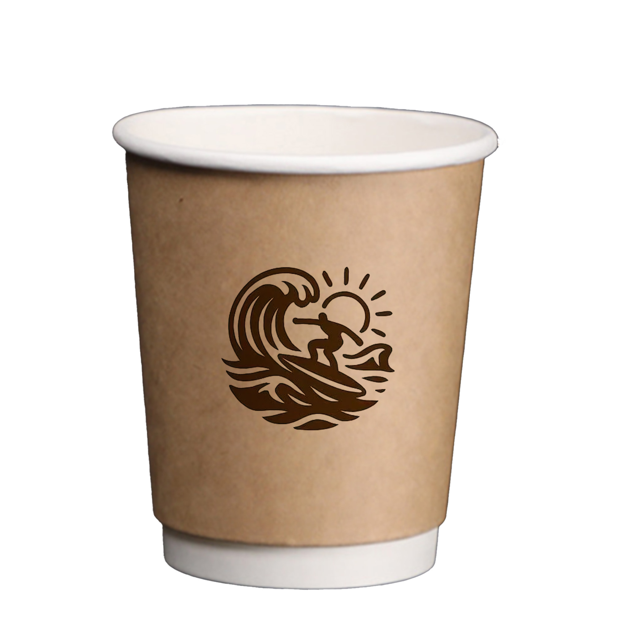 Double Wall Kraft Paper Cup 8oz 4