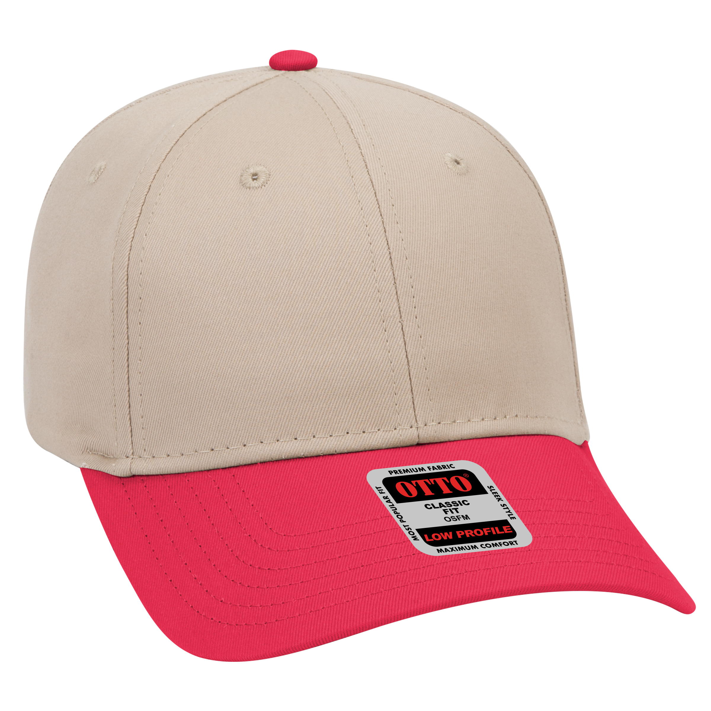 OTTO CAP® 6 Panel Low Profile Baseball Cap 18