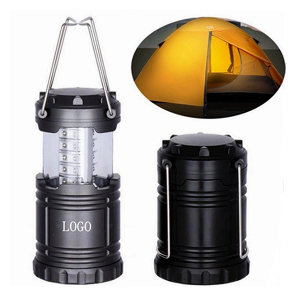 Portable LED Camping Lantern Flashlights 2