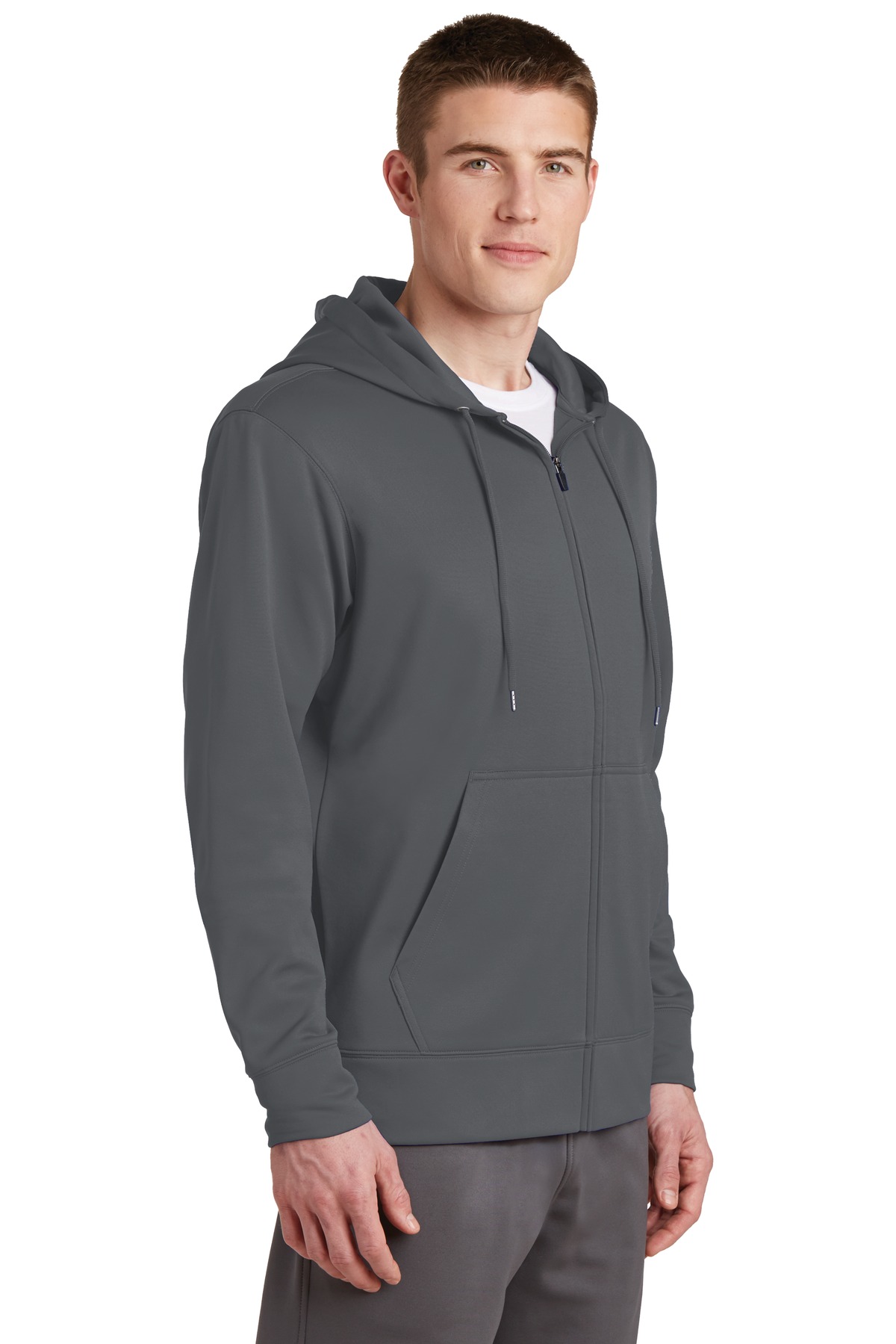 Sport-Tek Sport-Wick Fleece Full-Zip Hooded Jacket. ST238 21