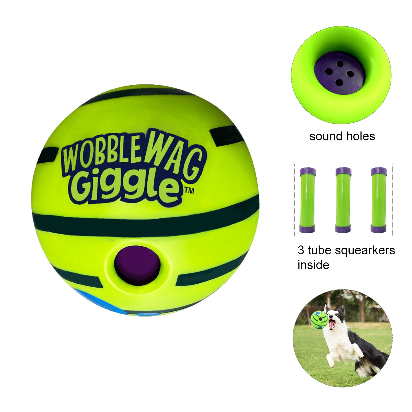 Smaller Squeaky Ball Toy 2