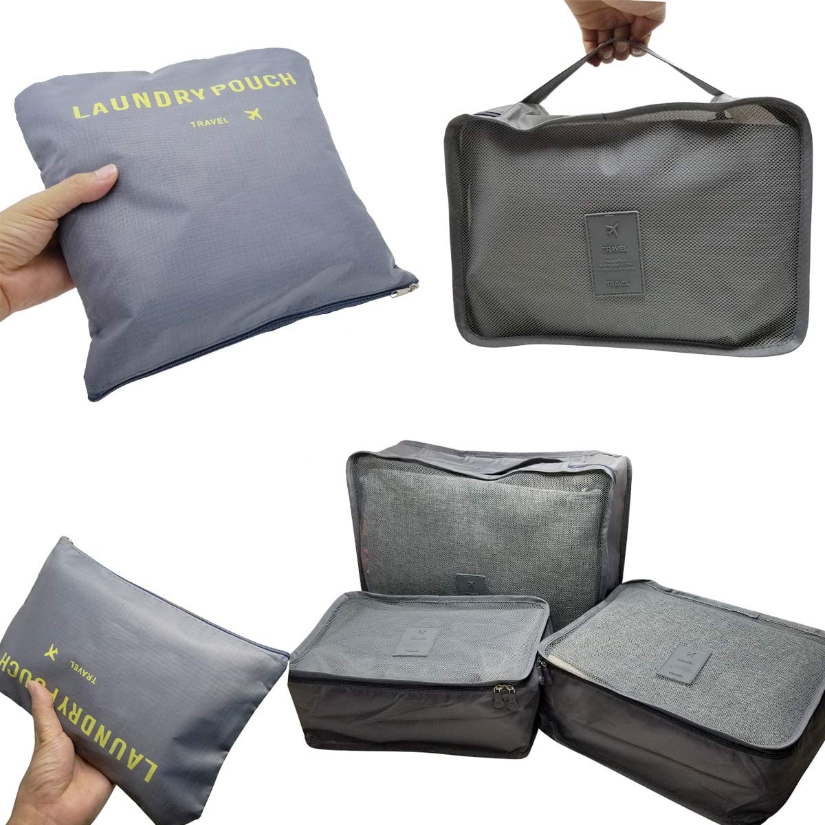 6 Set Travel Storage Bags Multi-functional Clothing Sorting Packages 3