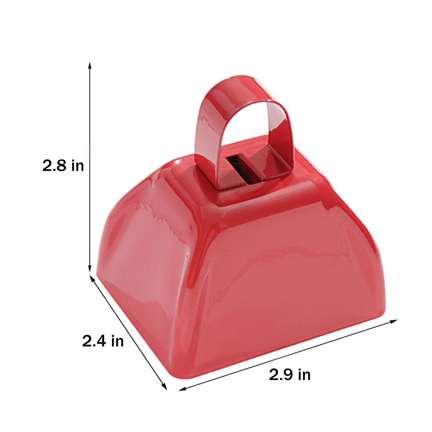 3 Inch Loud Metal Cowbell Noise Maker 6