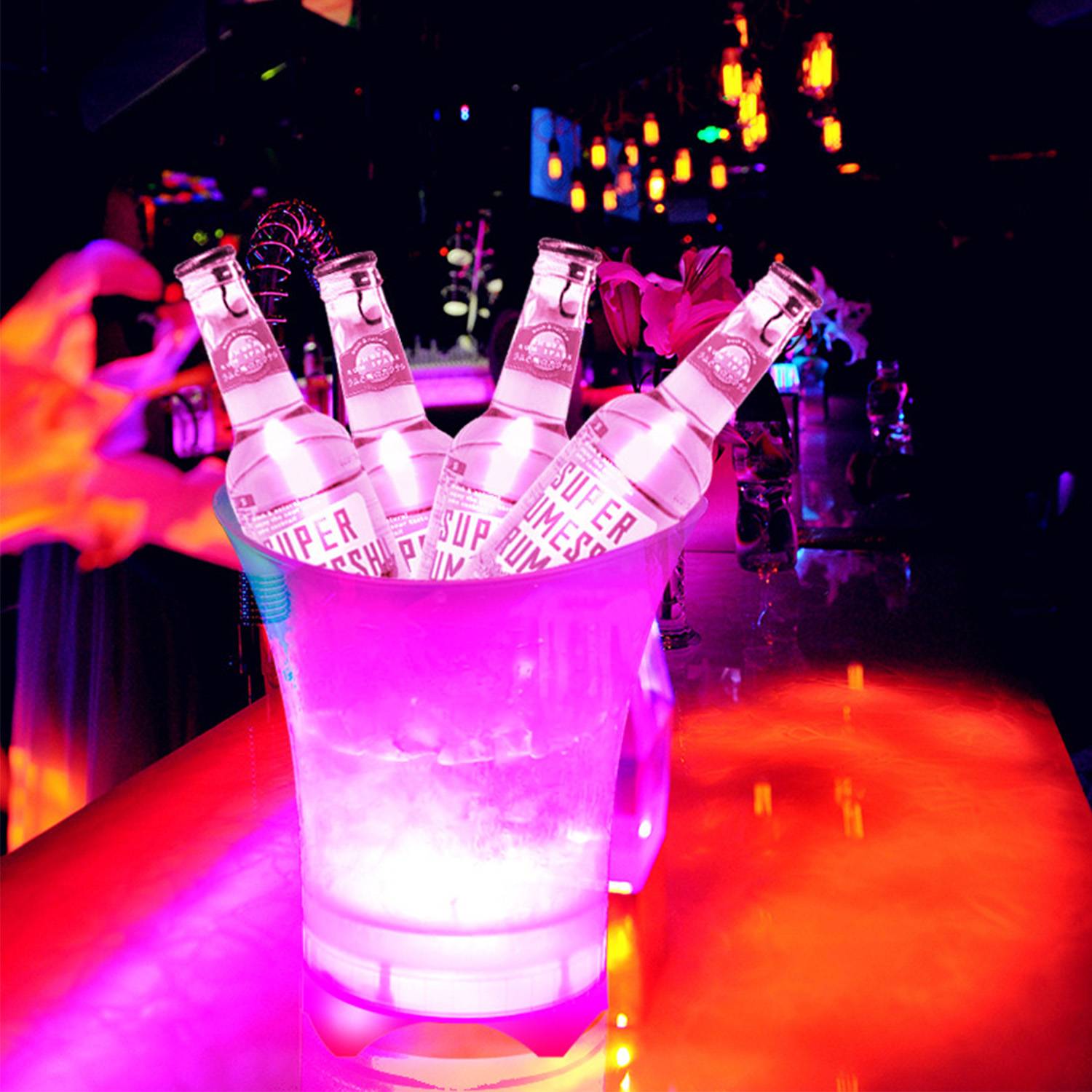 5L LED ice bucket 5