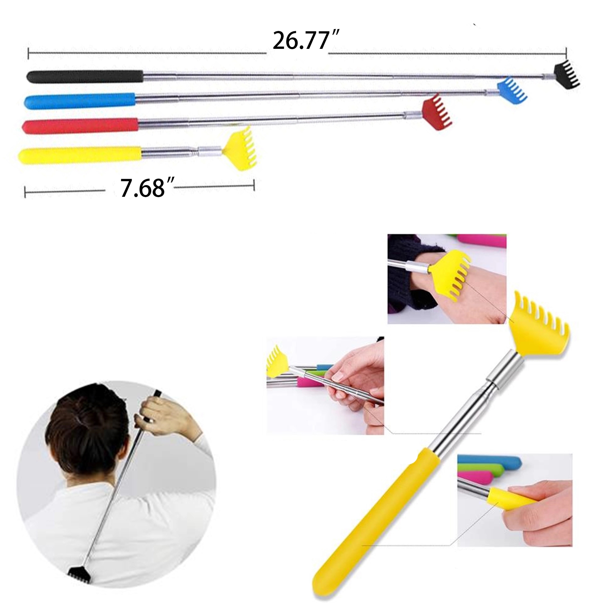 Telescoping Metal Back Scratcher 3