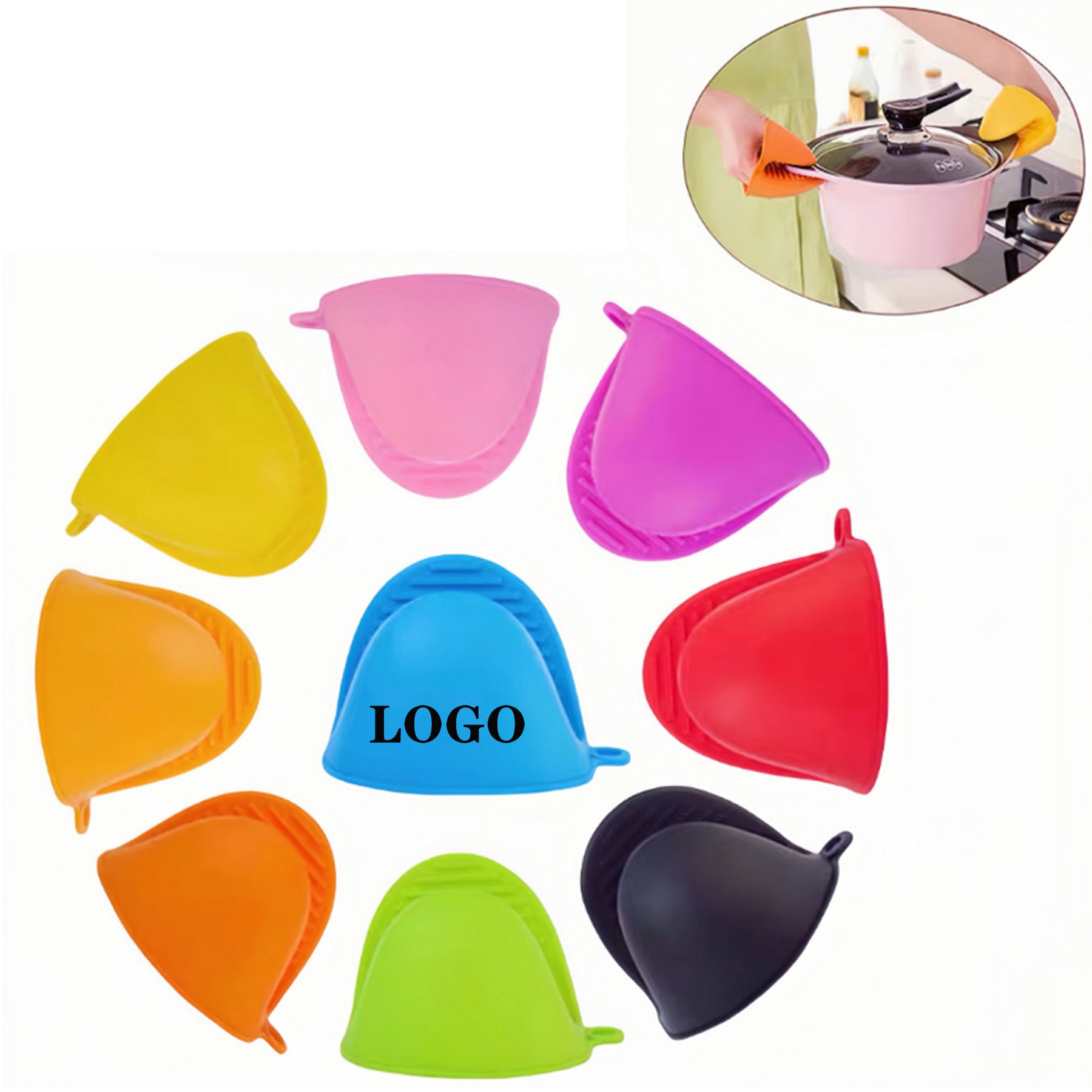 Silicone Gloves Thickened Silicone Insulated Hand Clips