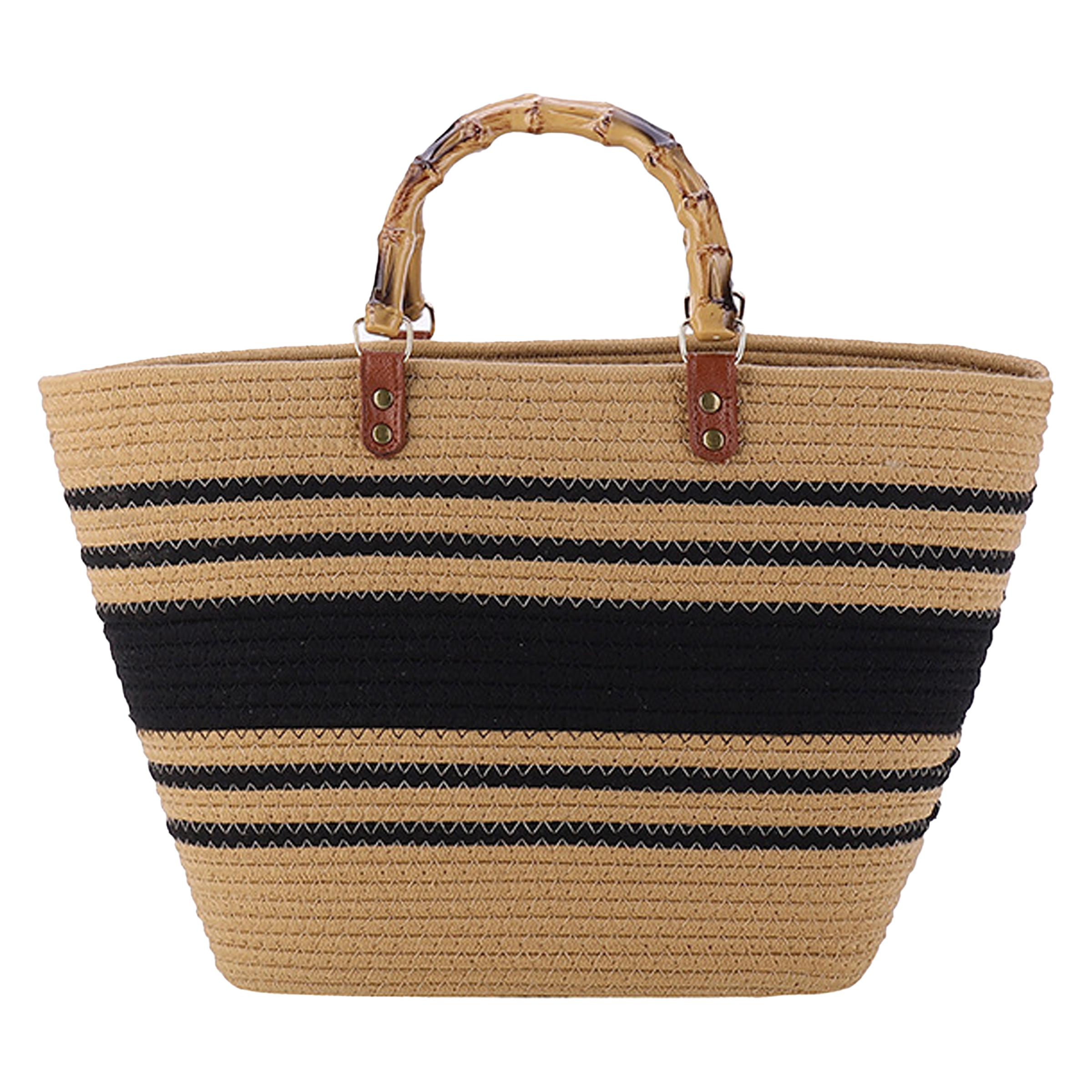 Straw Fashionable Large Capacity Tote Bag 1