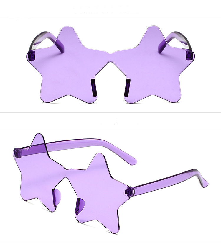 Star Rimless Sunglasses 6